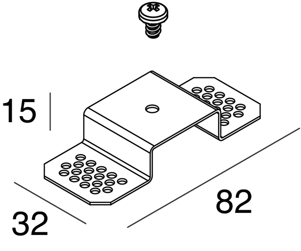 P-30  KIT STAFFA PER INCASSO