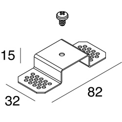 P-30  KIT STAFFA PER INCASSO