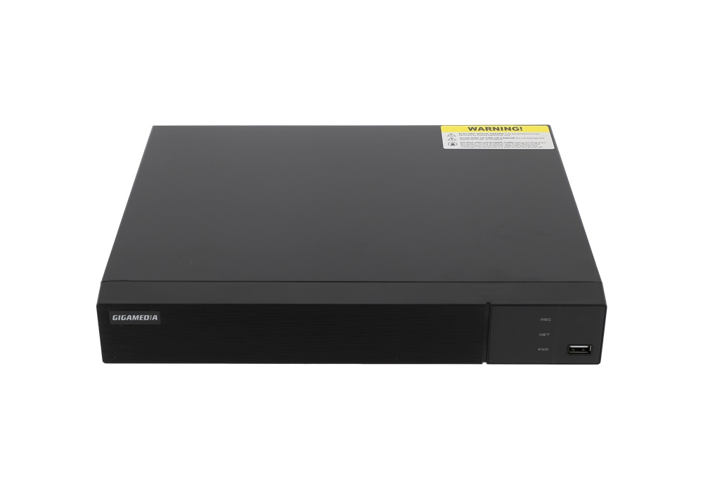 NVR standard 8 canali 8 porte PoE slot HDD videosorveglianza professionale
