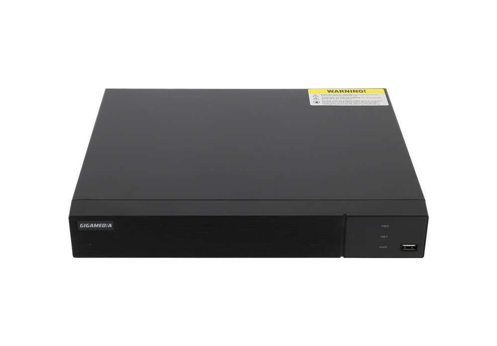 NVR standard 16 canali 1 slot HDD con AI per sorveglianza aziendale