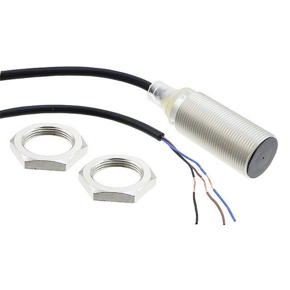 Sensore induttivo M18 schermato 8mm NPN NA 2m cavo