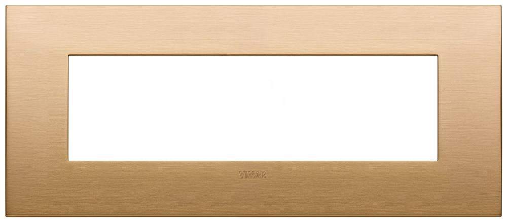 PLACCA FIT 7M OTTONE SPAZZOLATO