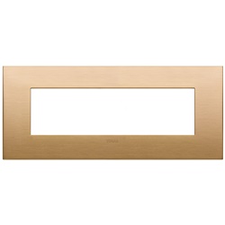 PLACCA FIT 7M OTTONE SPAZZOLATO