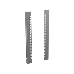 Montanti acciaio coppia per rack a parete 9U