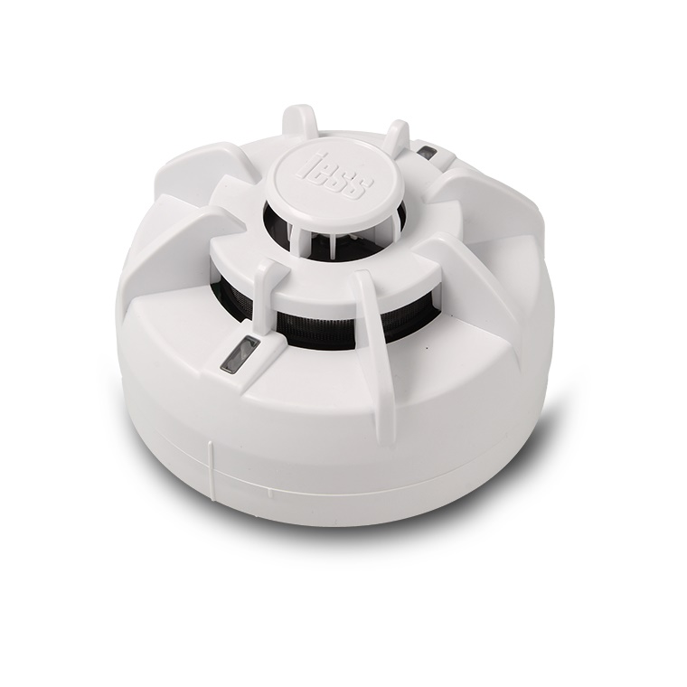 Rivelatore combinato fumo temperatura 12Vcc IP43 per sistemi antintrusione