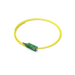 Pigtail fibra ottica Singlemode SC giallo APC rete alta precisione