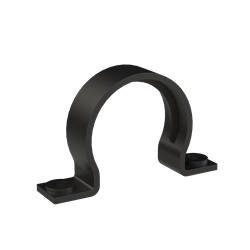 FASCETTA A OMEGA DN56  PA6 BK