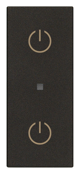 TASTO 1M ASSIALE SIMBOLI TOGGLE NER