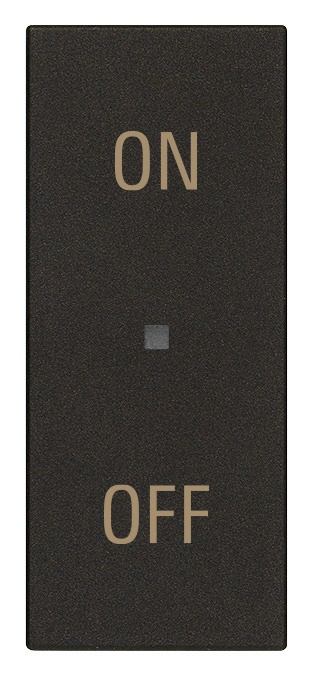 TASTO 1M ASSIALE SIMBOLI ON OFF NER
