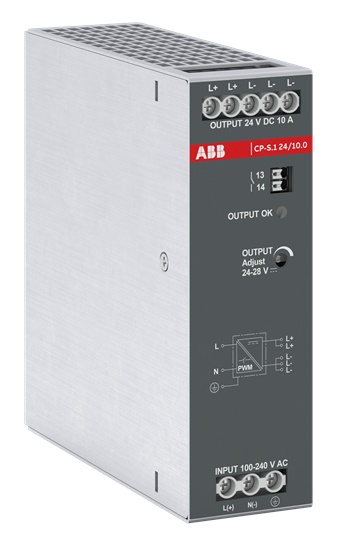 Alimentatore CP-S.1 24V 10A 240W ingresso 100-240VAC uscita DC industriale