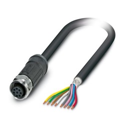 Cavo sensore/attuatore 8 poli schermato M12 10m outdoor