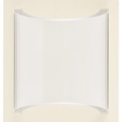 Spia prismatica LED RGBW 120-240V nero 2 moduli