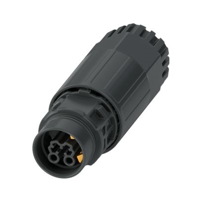 Connettore giunti PRC 20/2 2 poli nero DC 20A 400V vite