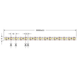ST.LED SH.C.14,4W BC 24V IP20 30M