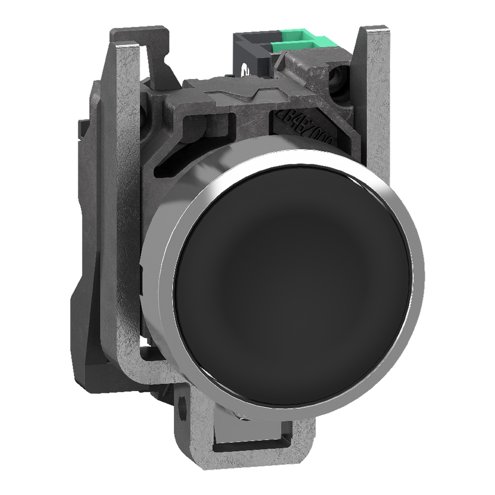 PULSANTE NERO 1NO PUSH-IN