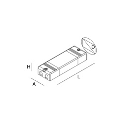 ALIM. LED 42W 500/1100MA 28-38V