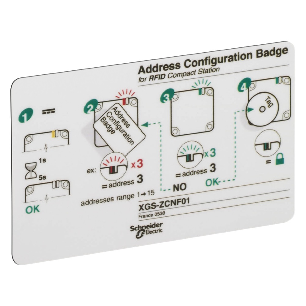 BADGE PER CONFIGURAZIONE INDIRIZZI