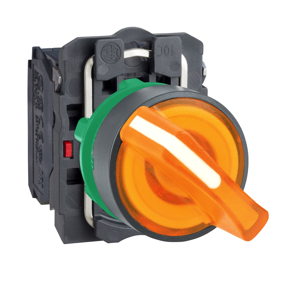 SELETTORE LUMINOSO GIALLO LED 230V