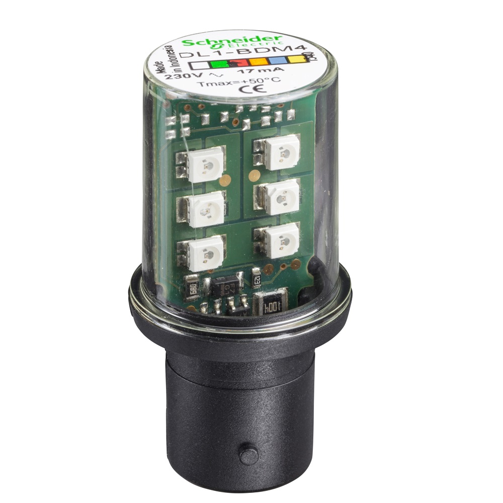 Lampadina LED blu - BA 15D - 120 V