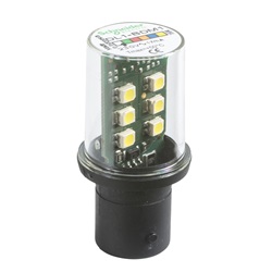 Lampadina LED bianca - BA 15D - 230 V