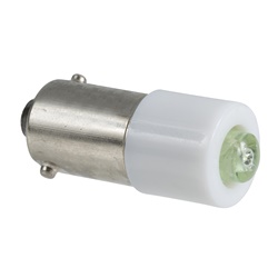 Lampadina LED verde - BA 9S - 48 VAC CC