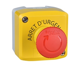Pulsantiera XAL-K - funzione arresto di emergenza - 2 NC + 1 NO