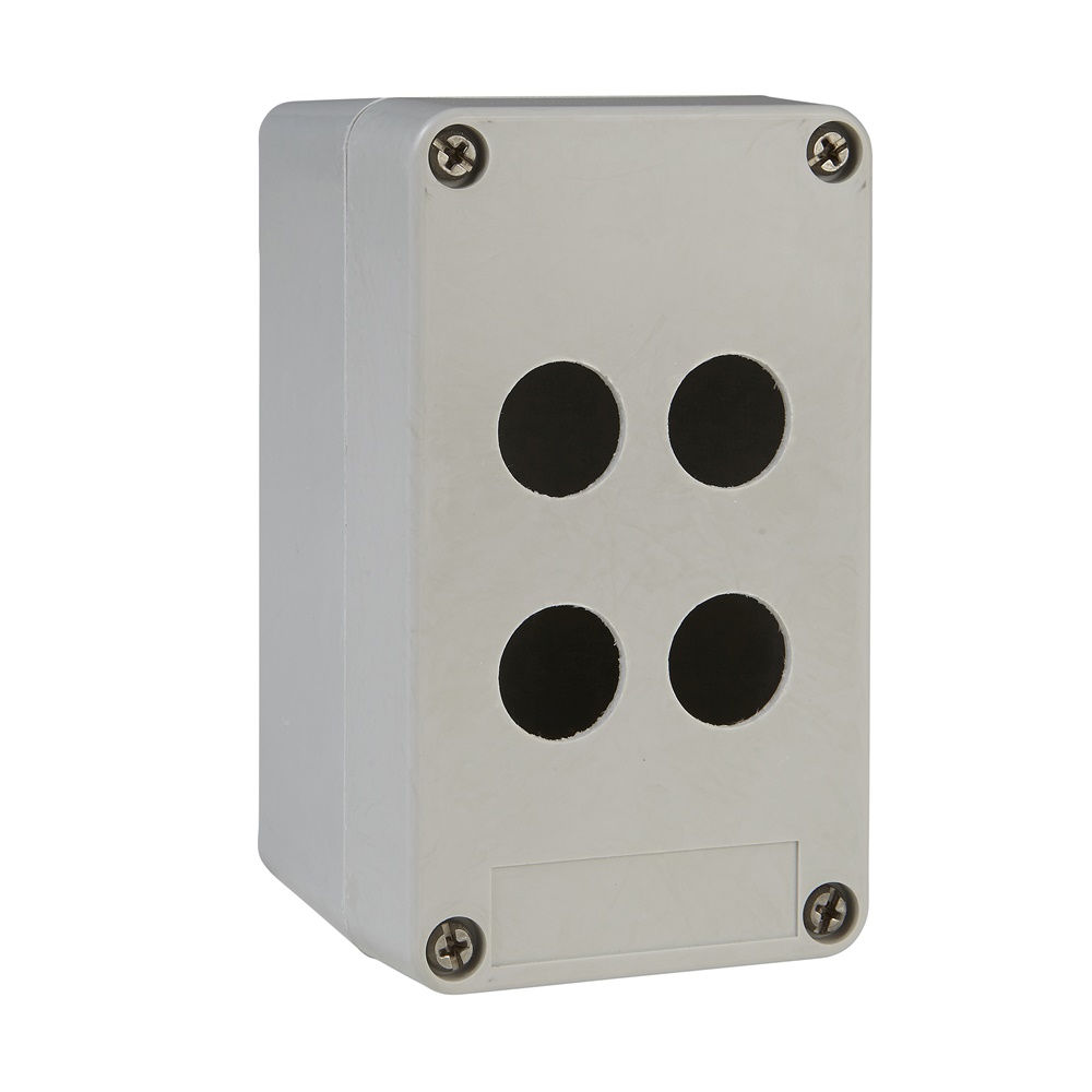 Pulsantiera vuota XAP-A - plastica - 4 fori su 2 file