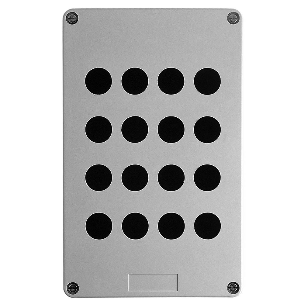 Pulsantiera vuota XAP-A - plastica - 16 fori su 4 file