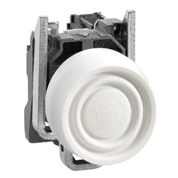 Pulsante bianco Ø22 ad impulso - 1 NO - ATEX