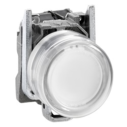 Pulsante luminoso bianco Ø22 - 24V - ATEX