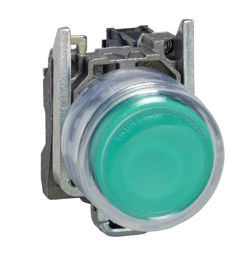 Pulsante luminoso verde Ø22 - 24V - ATEX