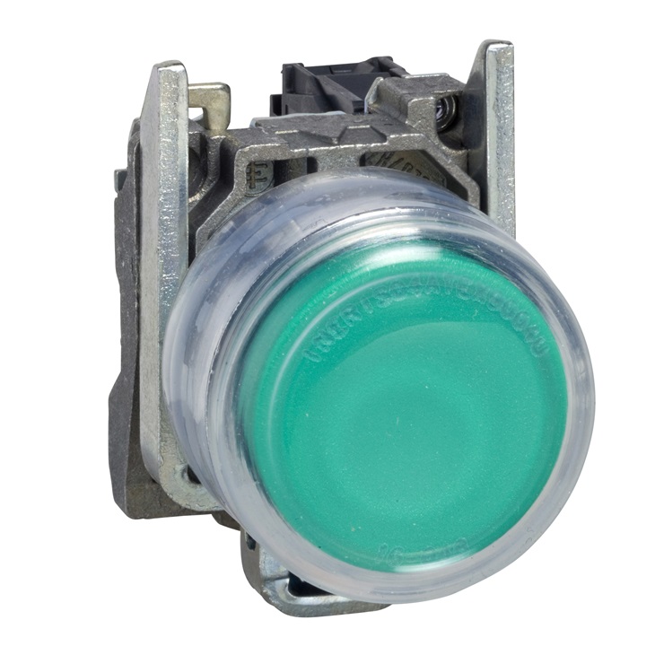 Pulsante luminoso verde Ø22 - 24V - ATEX