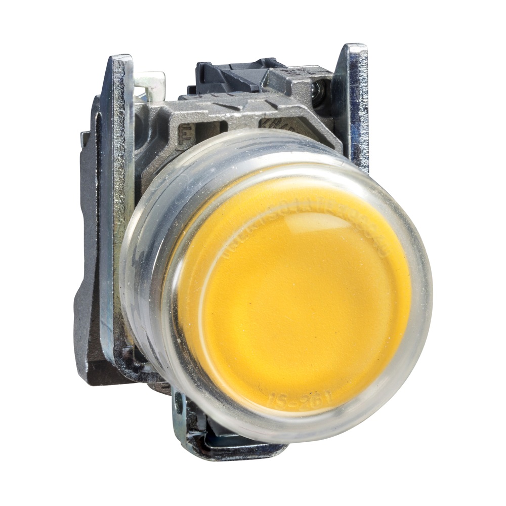 Pulsante luminoso giallo Ø22 - 24V - ATEX