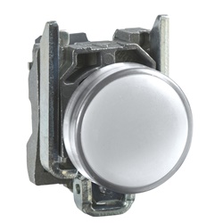 Lampada spia Ø22 - bianca - LED universale- 120Vac