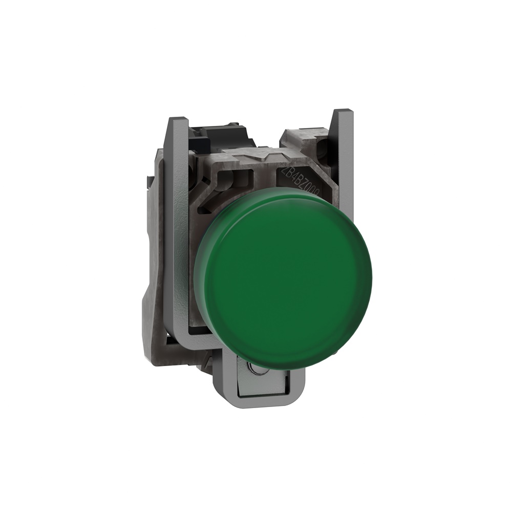 Lampada spia Ø22 - verde - LED universale- 120Vac