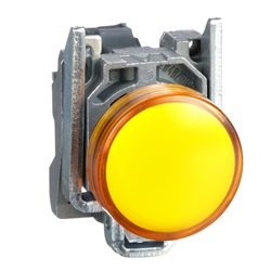Lampada spia Ø22 - arancione - LED universale- 120Vac
