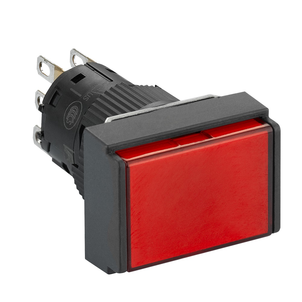 PULSANTE LUM. ROSSO LED 24V 1  NC/N