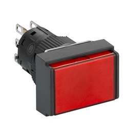 PULSANTE LUM. ROSSO LED 24V 1  NC/N