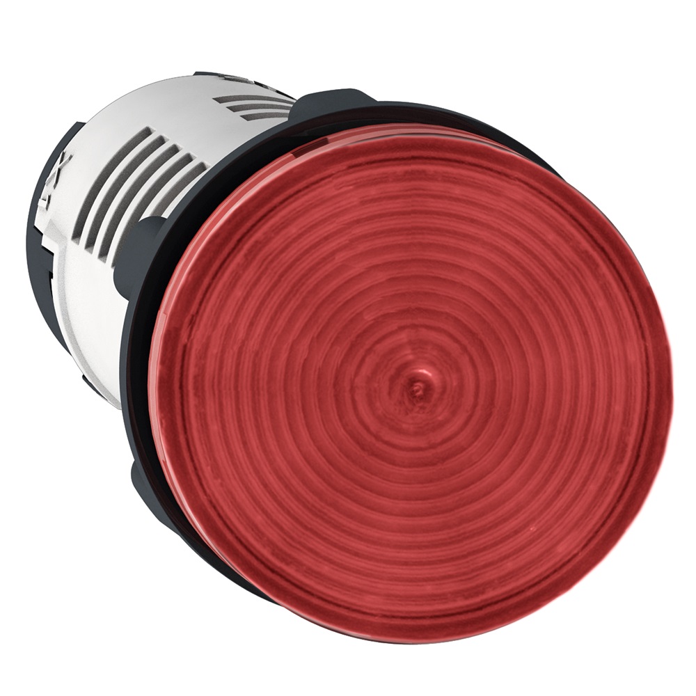 Lampada spia Ø22 - rossa - LED INTEGRATO - 24V