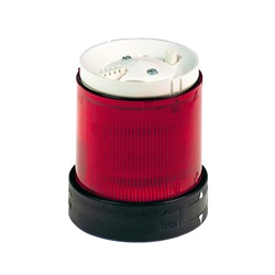 Elemento luminoso - Ø70 - luce fissa - LED integrato - rosso - 24V AC/DC