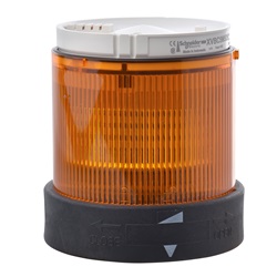 Elemento luminoso - luce fissa - arancio - 24V AC/DC