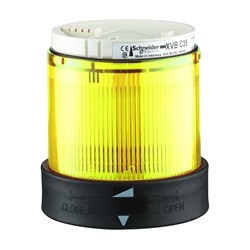 Elemento luminoso - luce fissa - GIALLA - 24V AC/DC