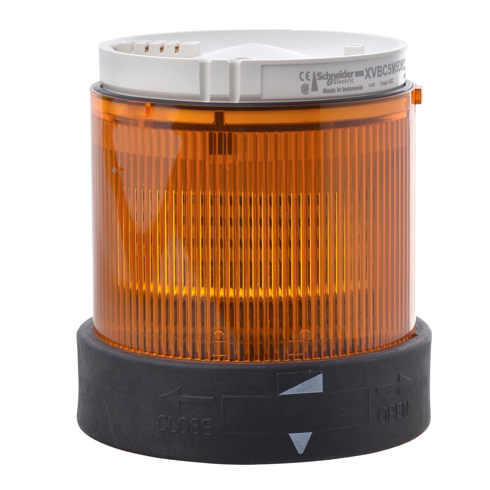 Elemento luminoso - luce fissa - arancio - 120 VAC