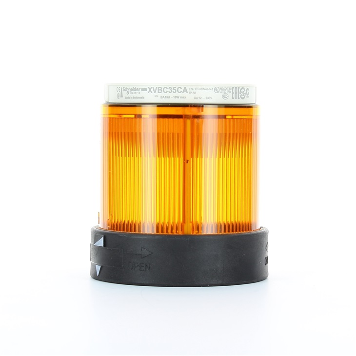 Elemento luminoso arancione LED 250V massimo 