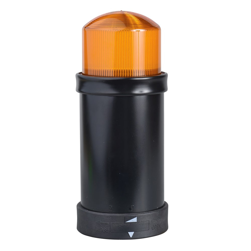 Elemento luminoso - 5 joule flash - arancio - 24V AC/DC