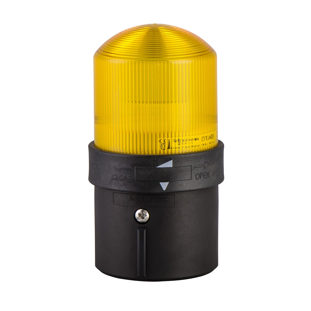 Colonna luminosa fisso GIALLO 10 J XVB - LED integrato - 24 VAC/CD - IP 65