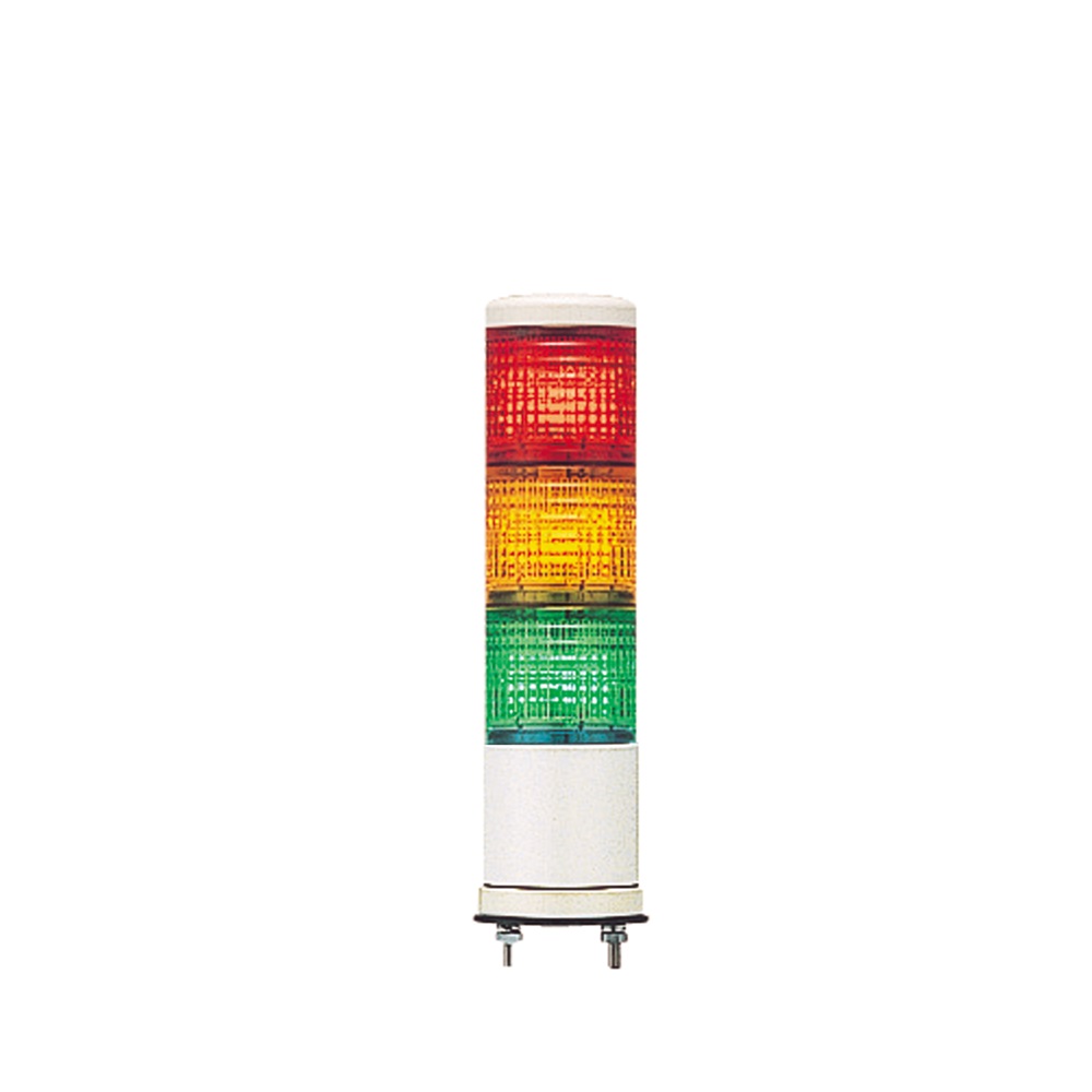 Harmony XVC, Colonna luminosa monoblocco precablata, plastica, rosso arancione verde, Ø60, montaggio diretto su base, luce fissa, IP54, 24 V AC/DC