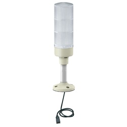 Colonna luminosa USB MULTICOLORE - 60mm - luce LED fissa/lampeggiante - buzzer