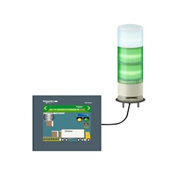 Colonna luminosa USB MULTICOLORE - 60mm - luce LED fissa/lampeggiante - buzzer