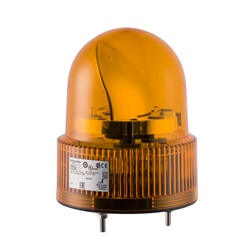 Dispositivo a luce rotante 120mm arancio 24 VAC/VDC